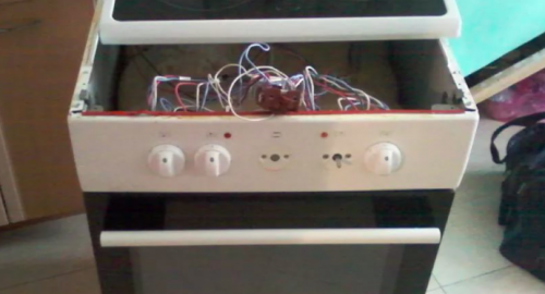 Ремонт керамической электроплиты. Строгино