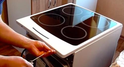 Ремонт сенсорной электроплиты. Строгино
